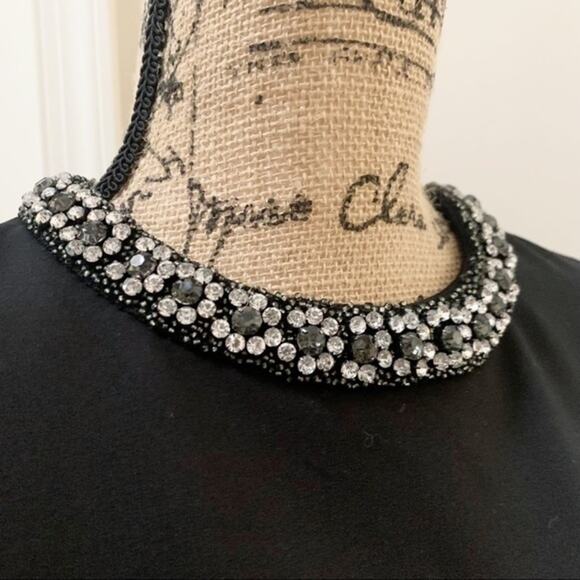 Magaschoni Collection Black Sheath Dress Size 8 - Picture 10 of 16